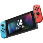 Switch (OLED) Noir 64 Go + 2 Joy Con Bleu Néon & Rouge Néon