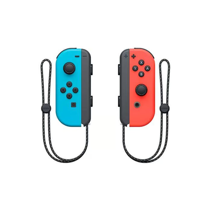 Switch (OLED) Noir 64 Go + 2 Joy Con Bleu Néon & Rouge Néon